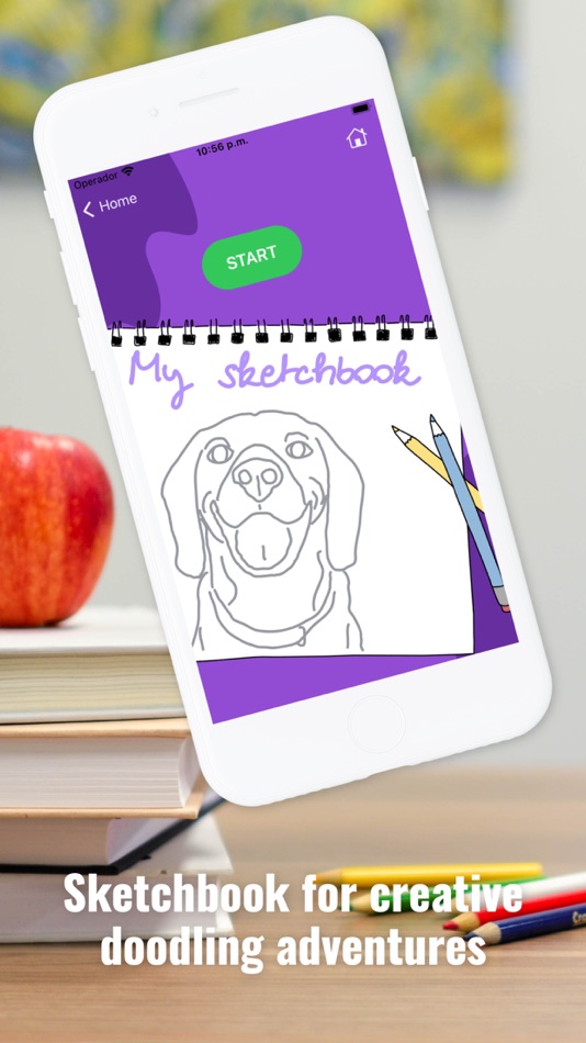 #3. DrawBuddies fun sketchbook art (iOS) Podle: Andrea Rethy