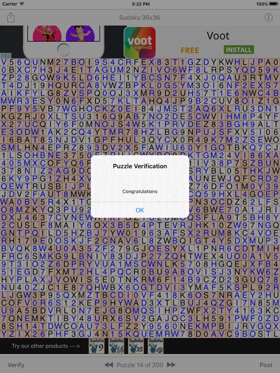 Sudoku 36x36 screenshot-3