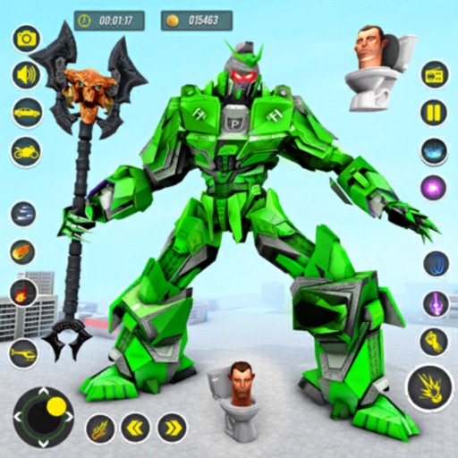 Rhino Robot War Car Transform