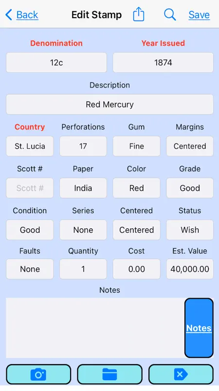 My Valuable Stamp Collection screenshot 4 of 10