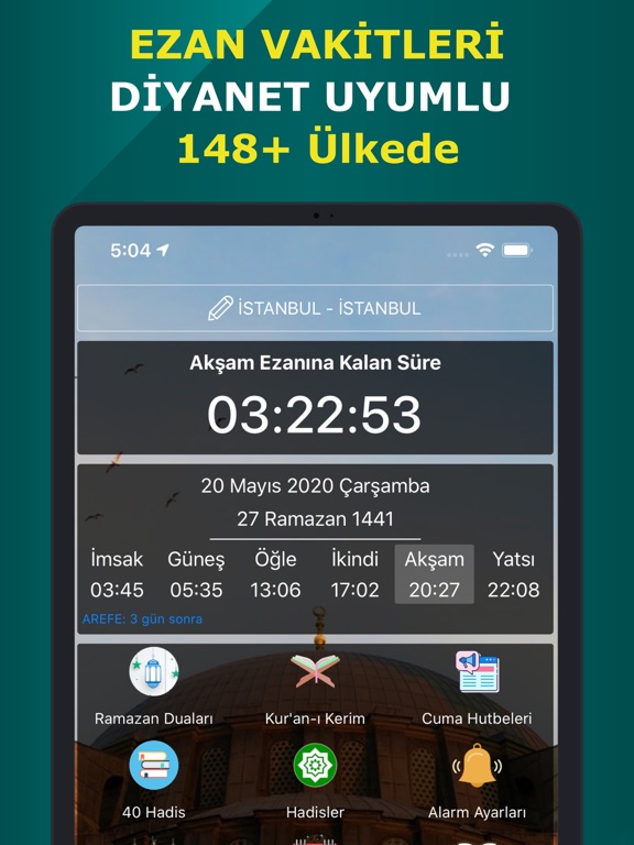 Screenshot #4 pour Ezan Vakti Namaz Vakitleri Pro
