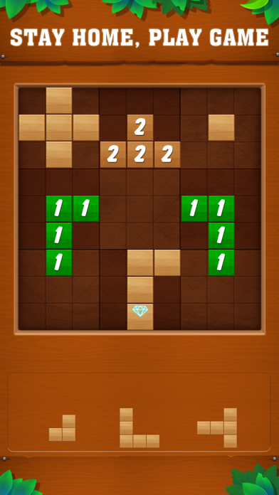 Screenshot #2 pour Woodlee: Block Drop & Sudoku