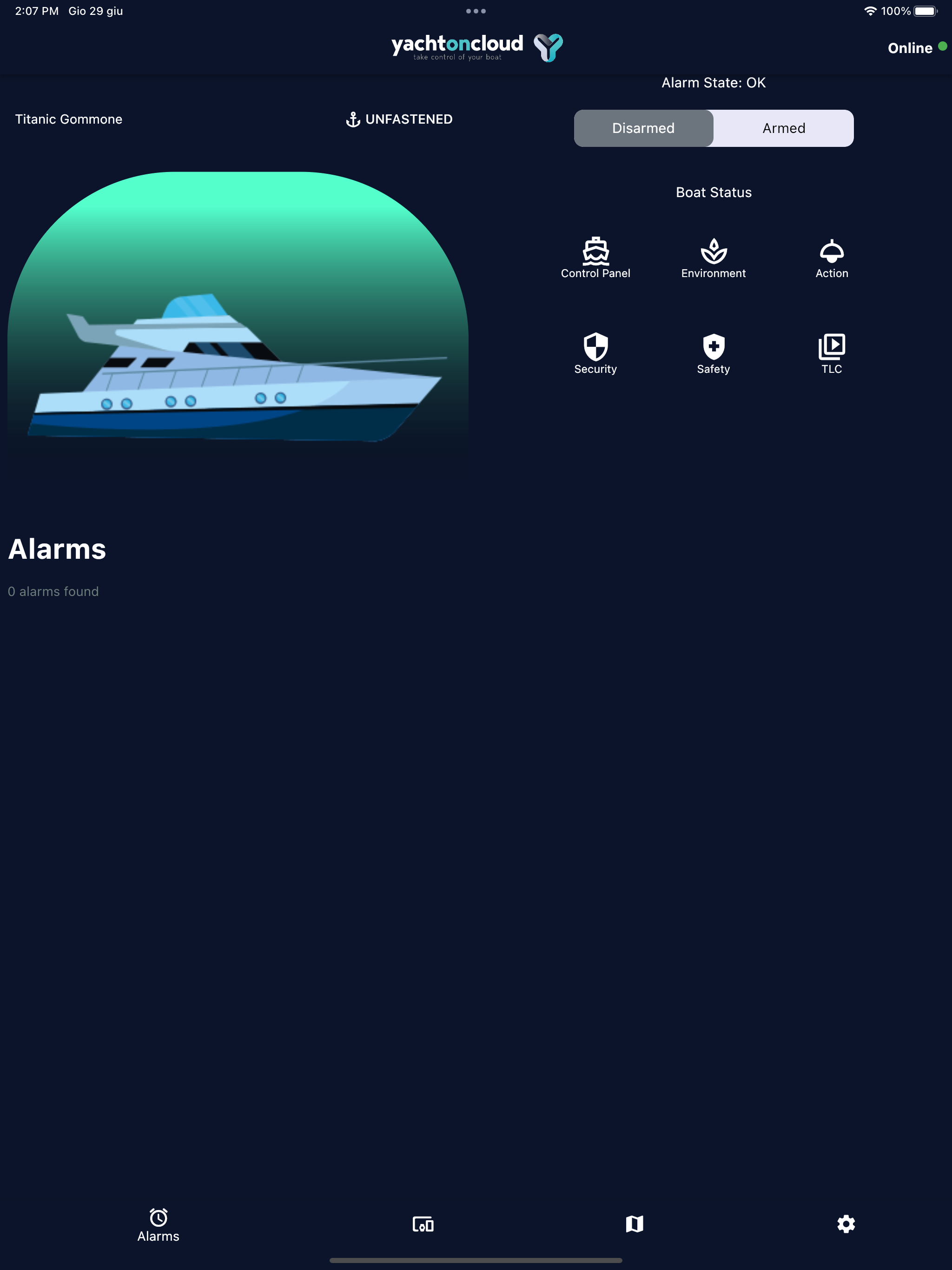 Yacht On Cloud