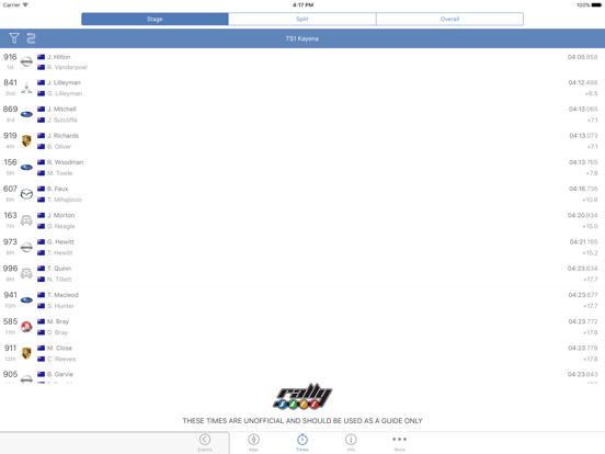 RallySafe - Spectators app iPad app afbeelding 4