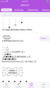 Fancy Text Symbols screenshot