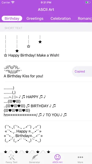 Fancy Text Symbols screenshot 5