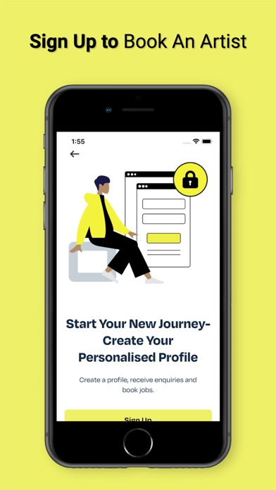 Book An Artist Screenshot