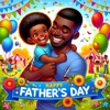 Black Fathers Day Stickers