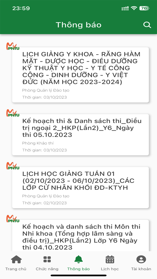 #3. My PNTU (iOS) 由: PHAM NGOC THACH UNIVERSITY OF MEDICINE