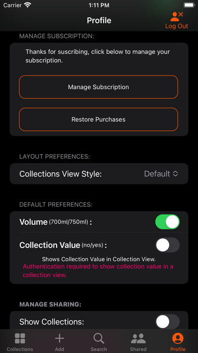 WhiskeyMate: Collect & Track Screenshot