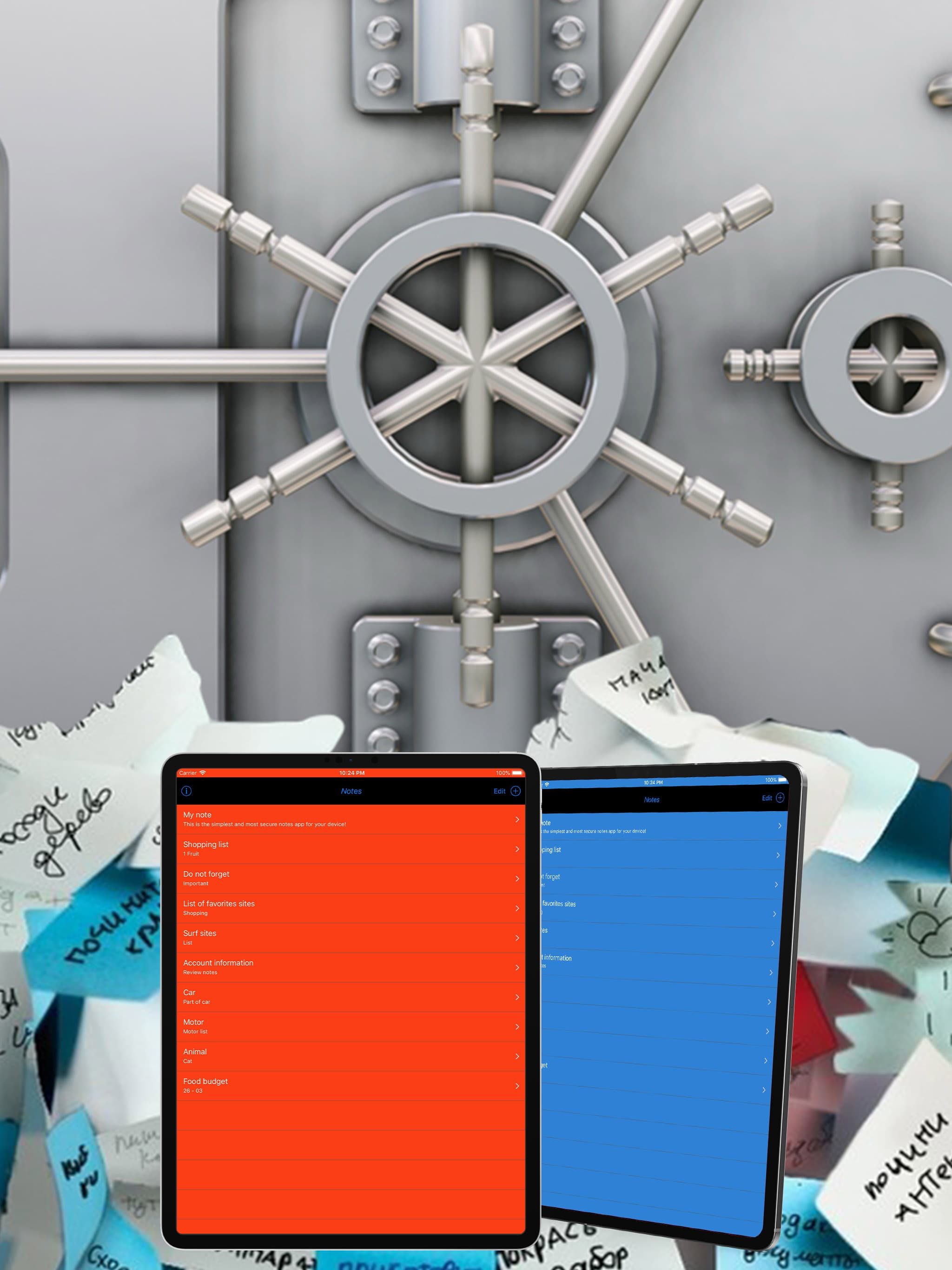 Secure Notes - Memo and lists