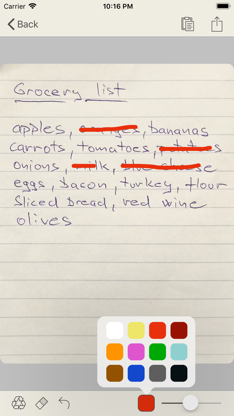 Paper Shopping List screenshot 3