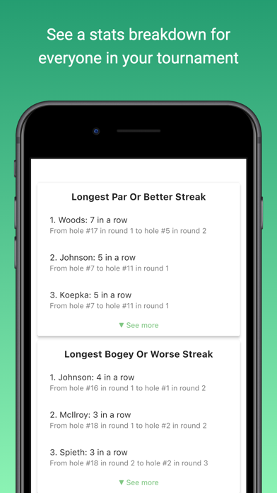 Squabbit - Golf Tournament App Screenshot