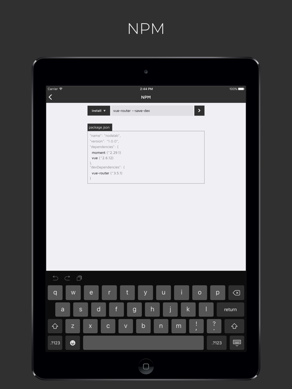 App screenshot