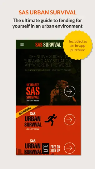 Captura de pantalla de SAS Survival Guide - Lite en iPhone 5