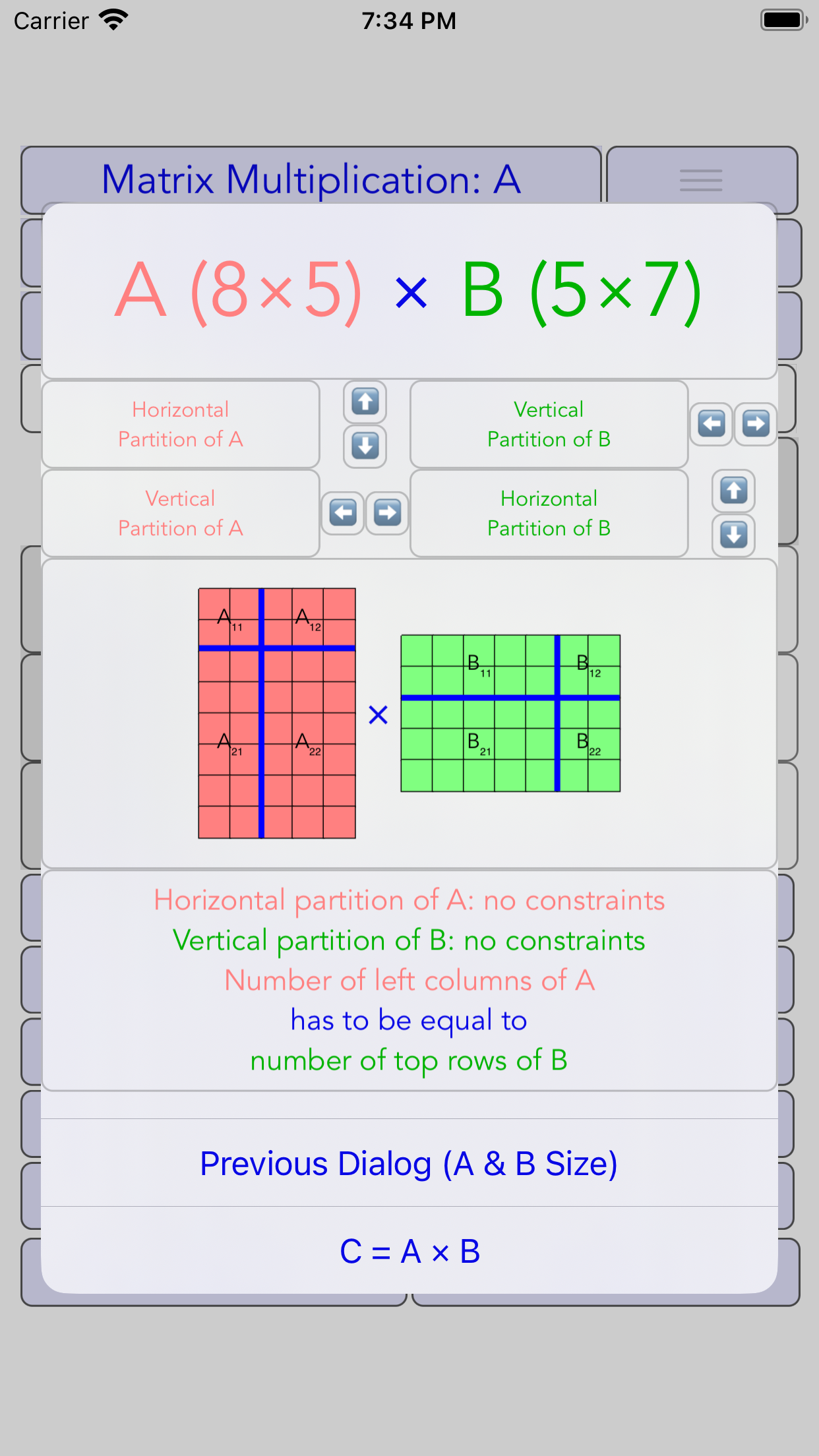 Matrix Solver Step by Step