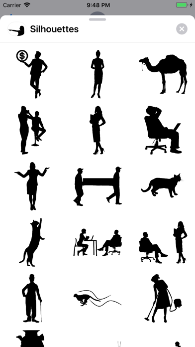 Shadows Stickers screenshot