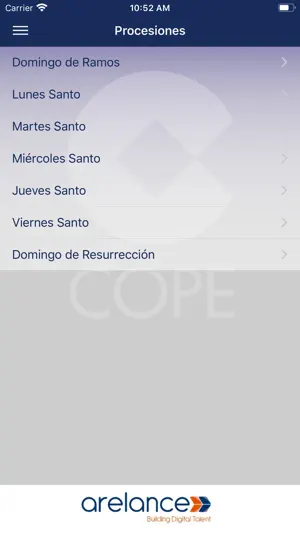 Semana Santa Málaga COPE screenshot 2