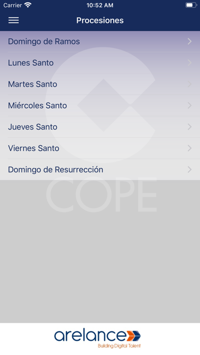 Semana Santa Málaga COPE Screenshot