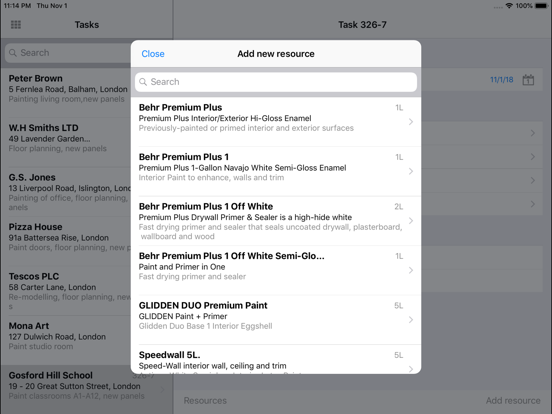 Cero & Etage iPad screenshot
