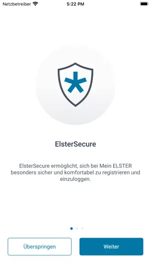 Screenshot von ElsterSecure auf dem iPhone 1
