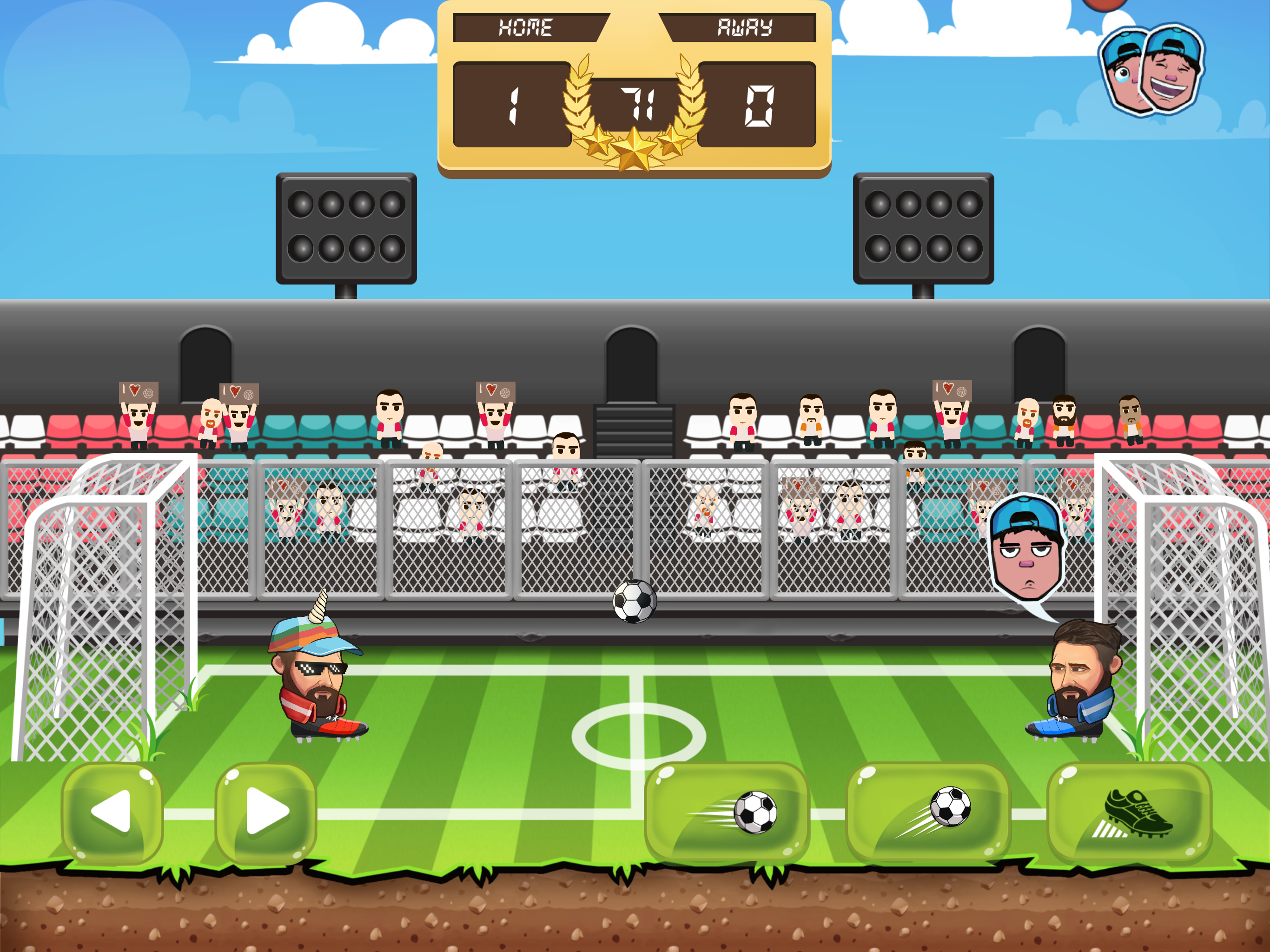 Super Head Ball Battle: Soccer screenshot 13