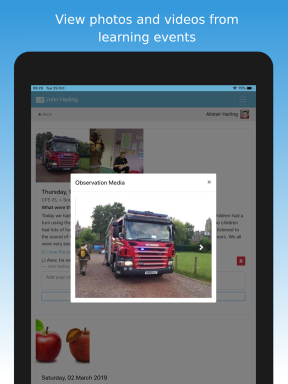 Screenshot #6 pour Learning Journals ParentZone