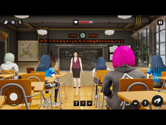 Screenshot #5 pour Jeux de filles du lycée animé