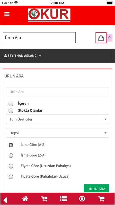 App screenshot