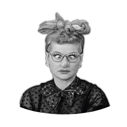 I Love Lucy: Black and White - AppWisp.com