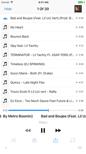S3 Music - Great Music Player screenshot 2