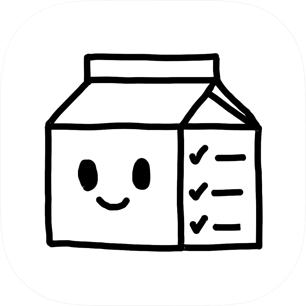 Milk - Sorted Grocery List