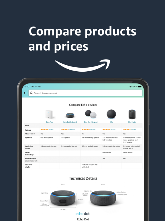 Amazon Shopping iPad app afbeelding 7