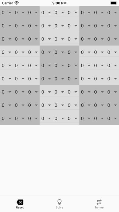 SudokuCracker app screenshot
