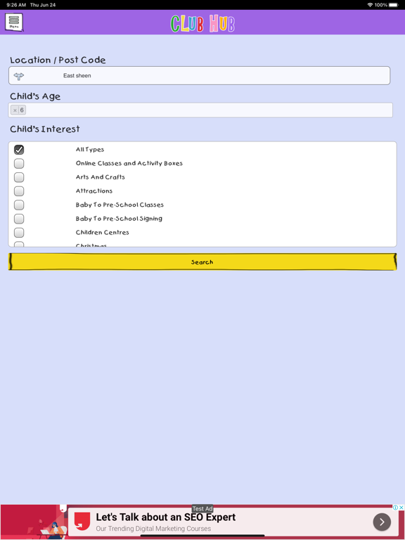Screenshot #4 pour Club Hub UK - Kids Activities