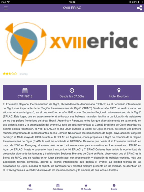 Screenshot #5 pour Eventos Itaipu