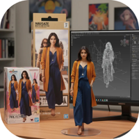 AI Desktop Figure Nano Banana