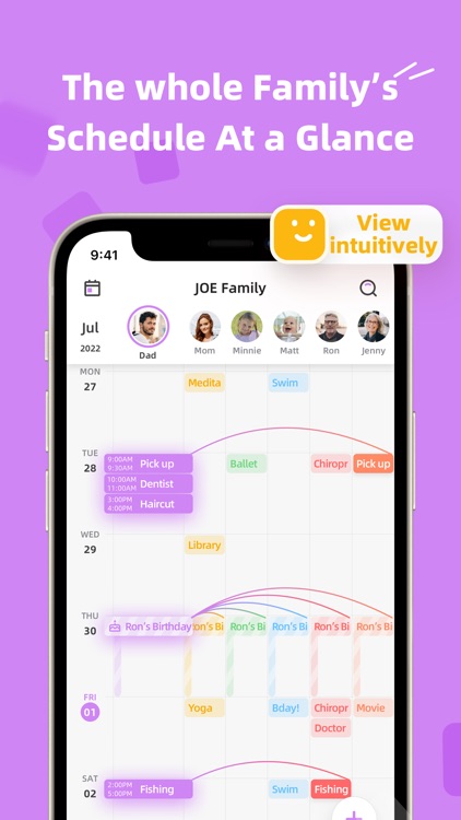 Cubbily Family Shared Calendar