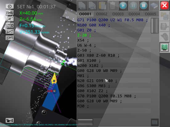 Screenshot #6 pour CNC Lathe Simulator Lite