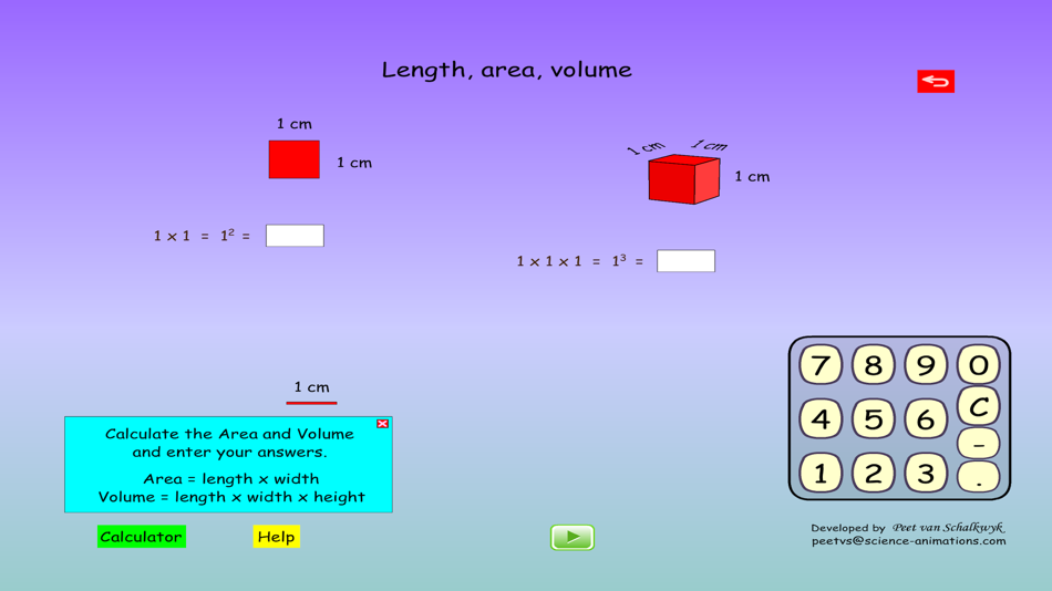 #3. Area and Volume (iOS) 由: Willie van Schalkwyk
