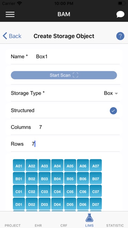 BAM - Biobank Data Manager