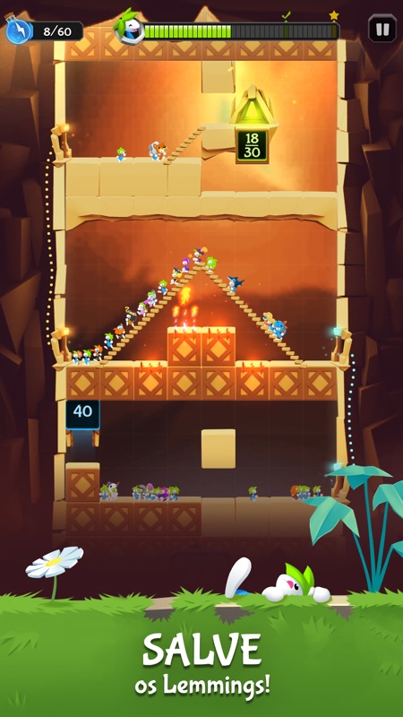 Lemmings - Aventura e Puzzles screenshot 1