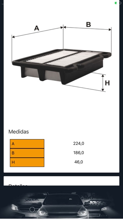 WIX FILTERS ANDINA & CCA