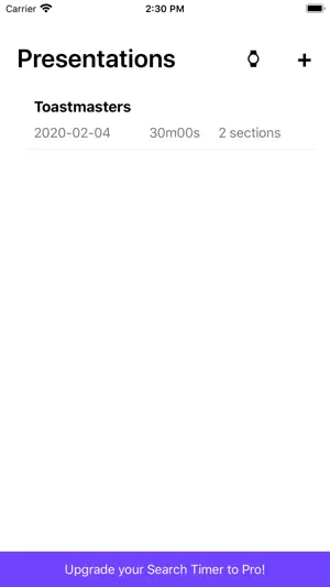 Speaker Presentation Timer screenshot 1