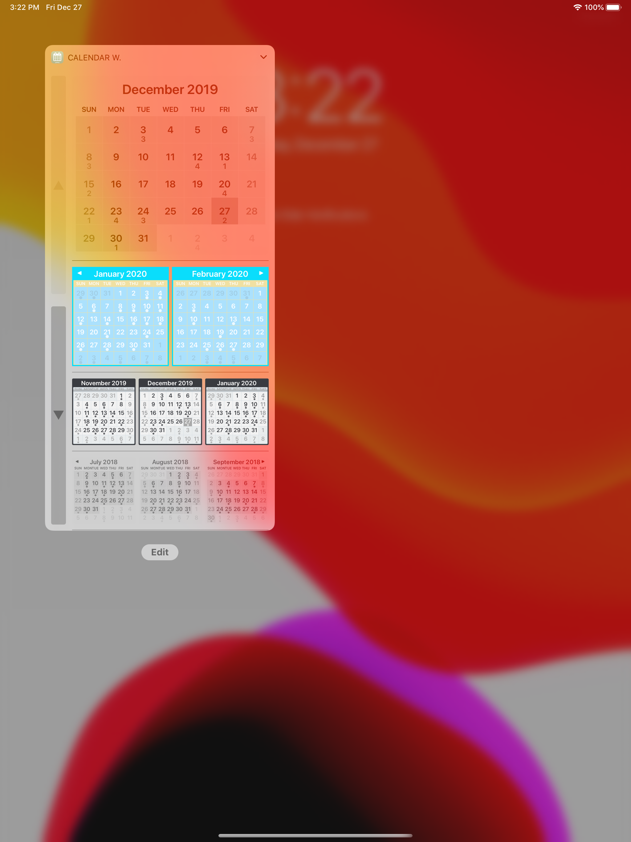 Calendar Widget