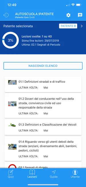 iPatente Quiz iPhone screenshot 6