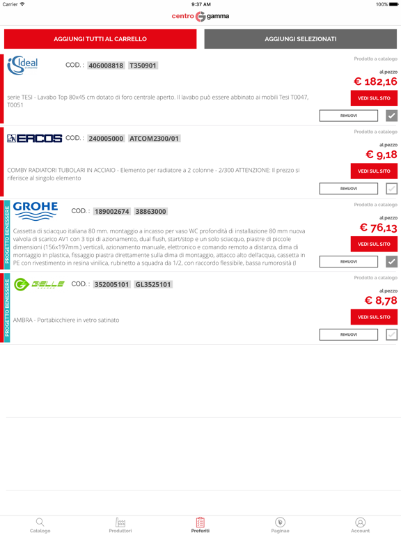 Centro Gamma iPad screenshot