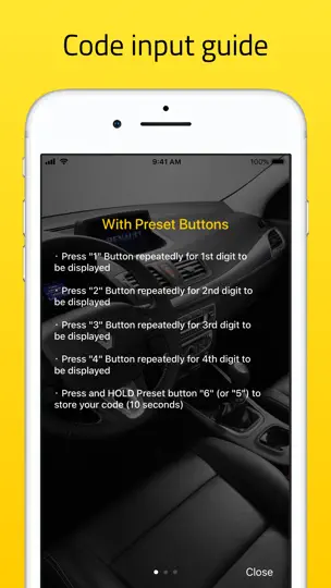 Capture d'écran de Code Radio Pour Renault sur iPhone 4