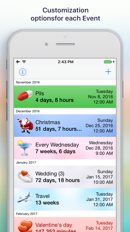 #1. Reminder & Countdown Pro (iOS) 由: Sergey Astakhov