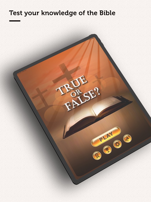 Screenshot #4 pour True or False? - Bible Quiz